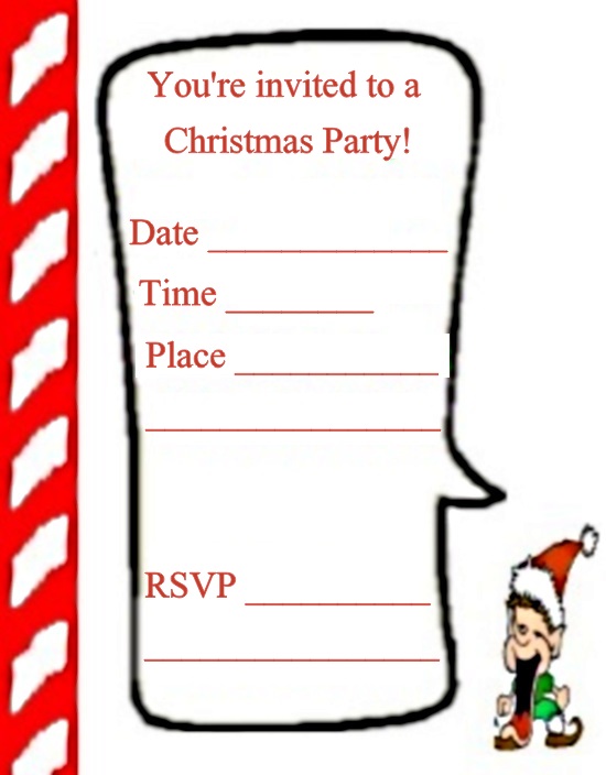 free clipart christmas party invitations - photo #9