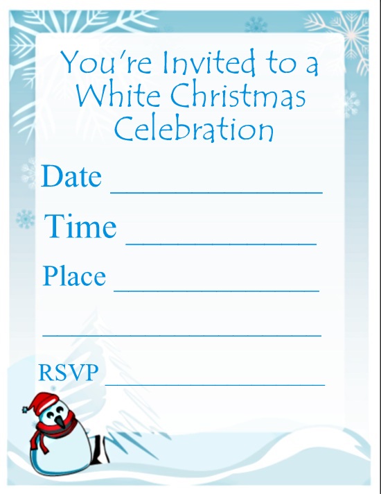Christmas Party Invitations