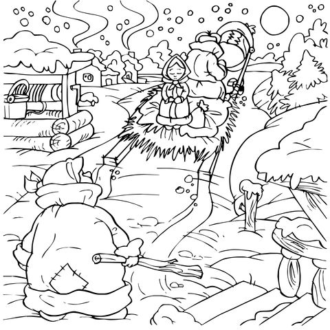 free Christmas coloring pages